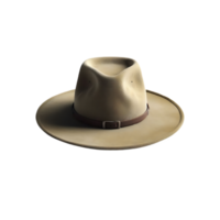 AI generated Isolated hat cutout object on transparent background, PNG file