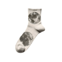 AI generated Isolated sock cutout object on transparent background, PNG file