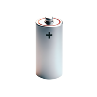 AI generated Isolated battery cutout object on transparent background, PNG file