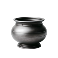 AI generated Isolated pot cutout object on transparent background, PNG file