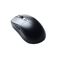 AI generated Isolated computer mouse cutout object on transparent background, PNG file