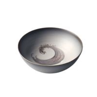 AI generated Isolated bowl cutout object on transparent background, PNG file