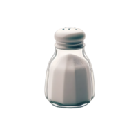 AI generated Isolated salt shaker cutout object on transparent background, PNG file