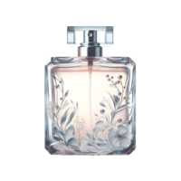 AI generated Isolated perfume cutout object on transparent background, PNG file