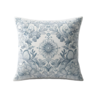 AI generated Isolated designer pillow cutout object on transparent background, PNG file