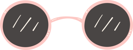 Rosa oculos de sol volta forma png