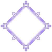 Vector square frame with ornament illustration