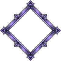 Vector square frame with ornament illustration