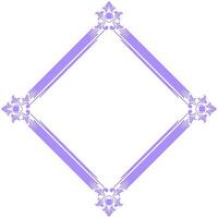 Vector square frame with ornament illustration