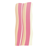 bacon rand vattenfärg tecknad serie png