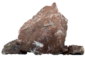 large boulder with fragments below png