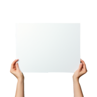 AI generated Placard png isolated on transparent background