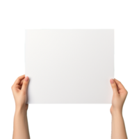 AI generated Placard png isolated on transparent background