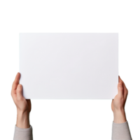 AI generated Placard png isolated on transparent background