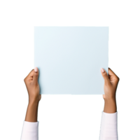 AI generated Placard png isolated on transparent background