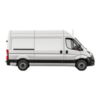 AI generated Van isolated on transparent background png