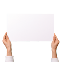 AI generated Placard png isolated on transparent background