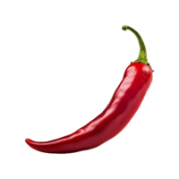 AI generated Fresh ripe red chilli isolated on transparent background png