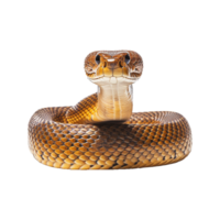 AI generated Snake isolated on transparent background png