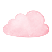 Cute pink cloud png