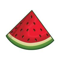 illustration of watermelon slice vector