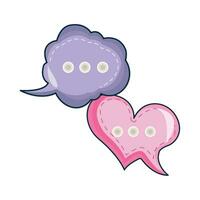 illustration of chat bubble vector