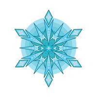 illustration of snowflake vector