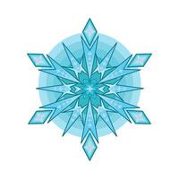 illustration of snowflake vector