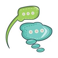 illustration of chat bubble vector