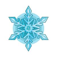 illustration of snowflake vector