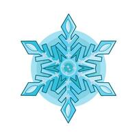 illustration of snowflake vector