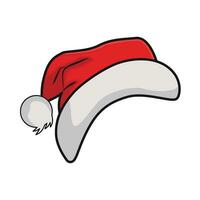 illustration of santa hat vector