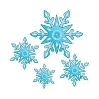 illustration of snowflake vector