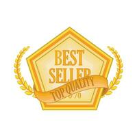 illustration of best seller vector