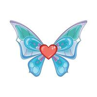 illustration of wings vector
