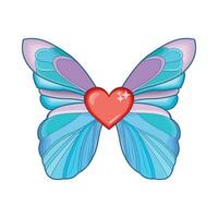 illustration of butterfly wing vector