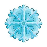 illustration of snowflake vector