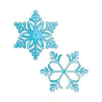 illustration of snowflake vector