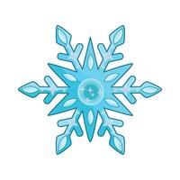 illustration of snowflake vector
