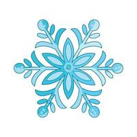 illustration of snowflake vector