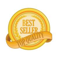 illustration of best seller vector