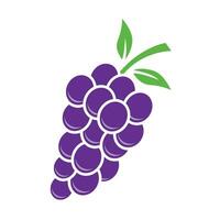 grape logo template for graphic and web design vector