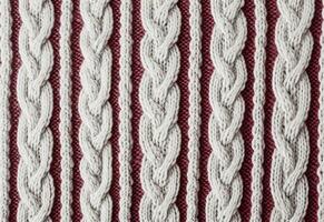 AI generated Knitted sweater texture, background with copy space. AI Generated photo