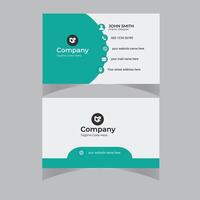 Creative Corporate Business Card Design vector