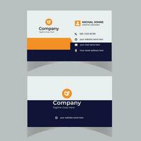 Company Business Card Design For your template vector