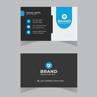 Creative Corporate Business Card Design vector