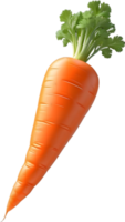 AI generated carrots on transparent background png