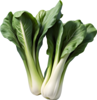 AI generated a bunch of green vegetables on a transparent background png
