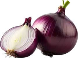 AI generated two onions on a no background png