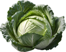 ai generiert ein Kohl ist gezeigt auf ein transparent Hintergrund png